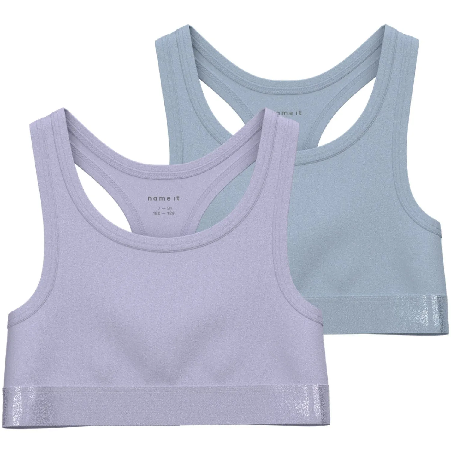 Name It Purple Heather Nkfshort Top 2P Noos Ventilated Cups