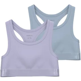 Name It Purple Heather Nkfshort Top 2P Noos Ventilated Cups