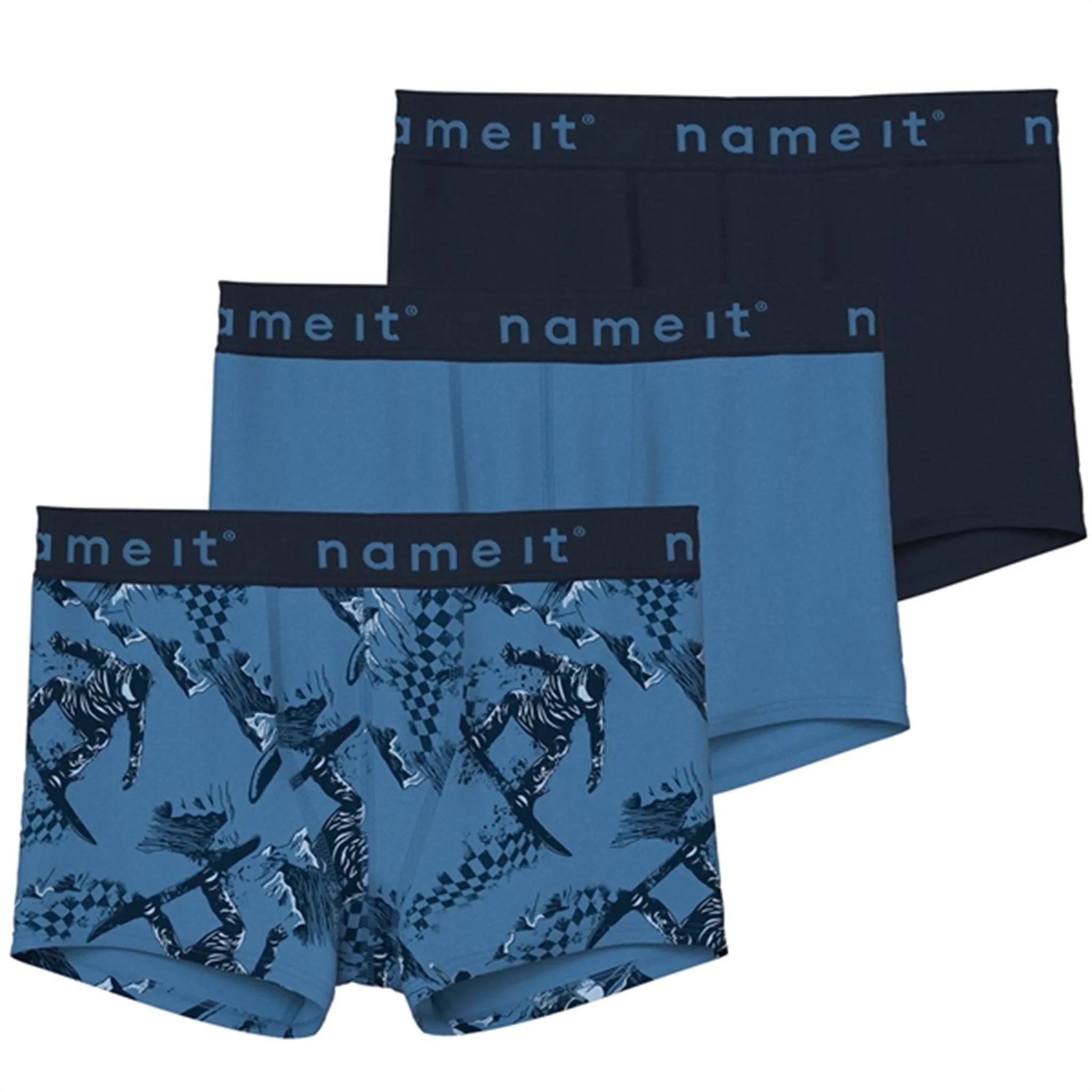 Name it Riviera Boxershorts Snowboard 3-pack Noos Stay Dry Fresh Lifestyle