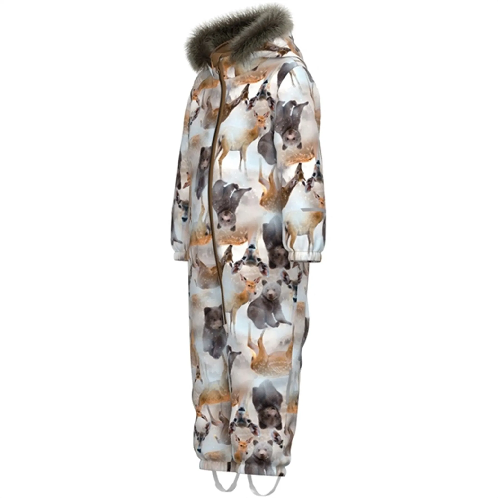 Bold-Color Autumn-Season Name it Rubber Snow Suit Deer