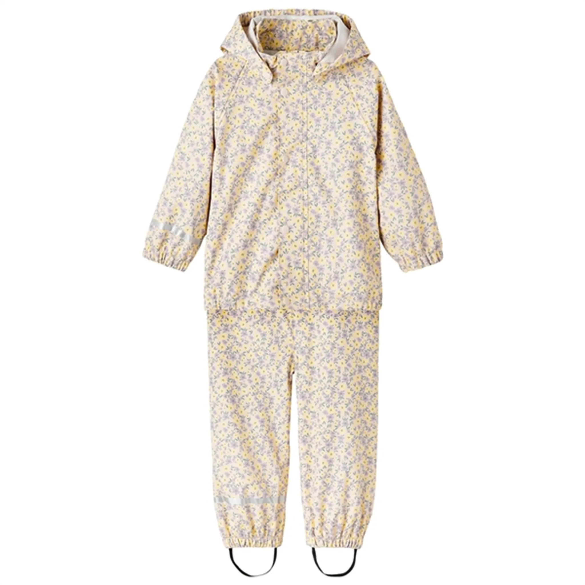 Non Rust Zippers Name it Sandshell Dry Rain Set AOP