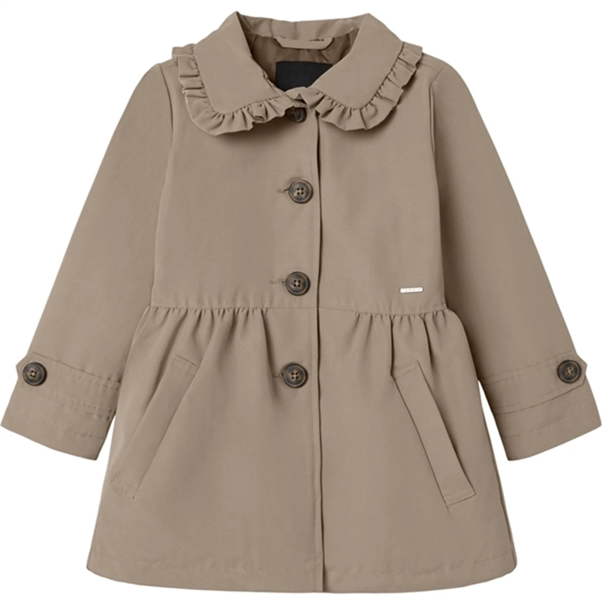 Name it Savannah Tan Madelin Trenchcoat Organizer