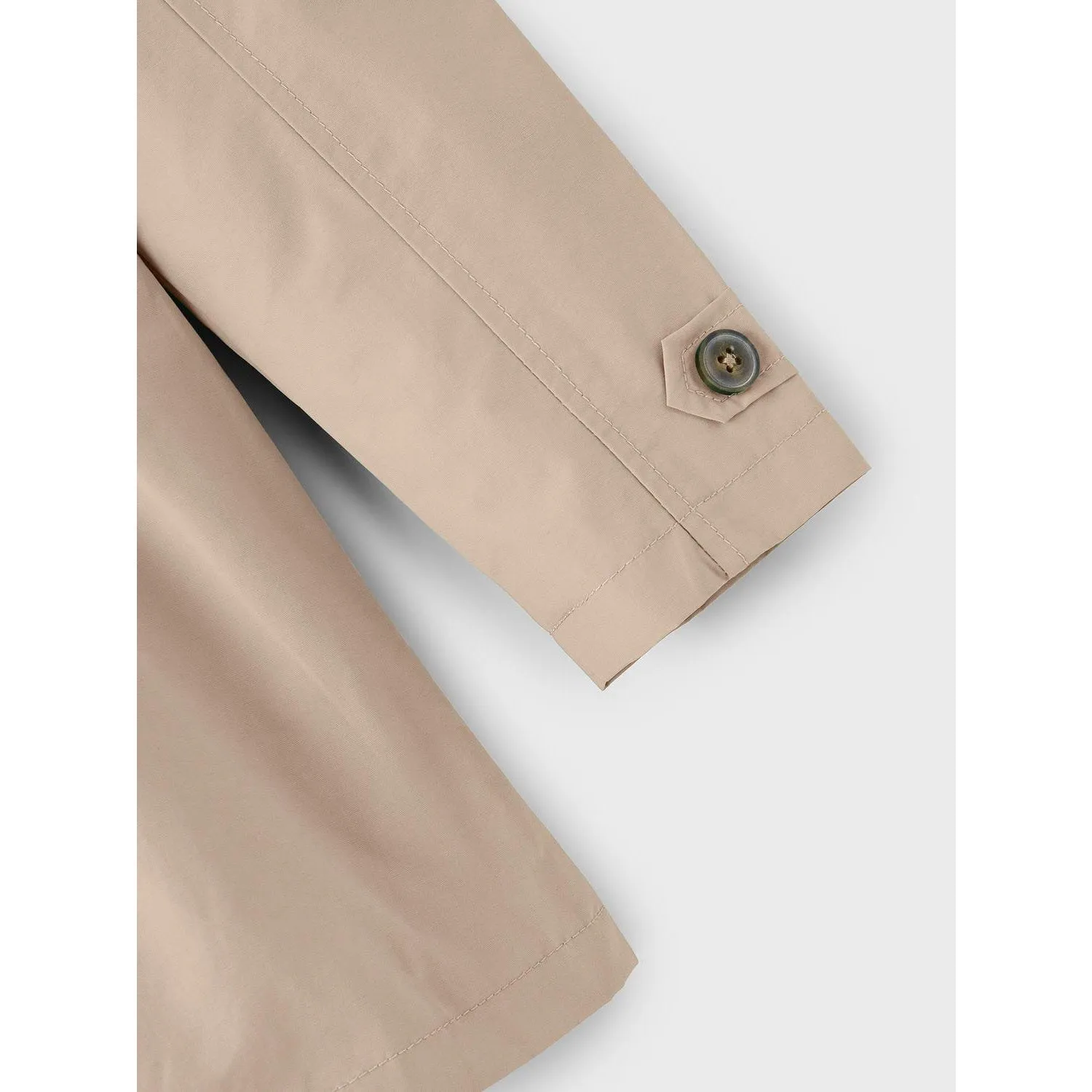 popular among teenagers scarf Name It Savannah Tan Madelin Trenchcoat Noos