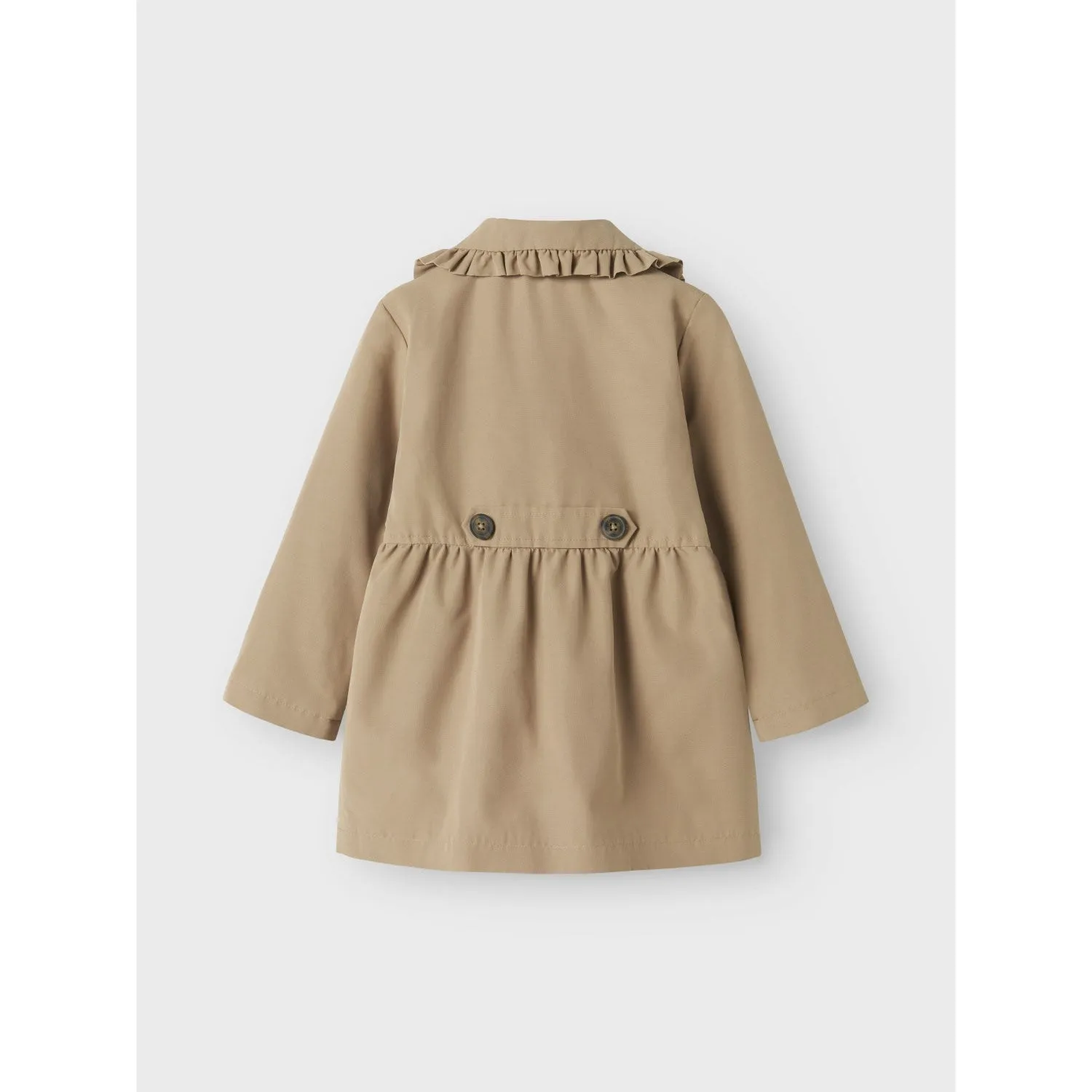 Name It Savannah Tan Madelin Trenchcoat Noos High Collar Design Versatile Protection