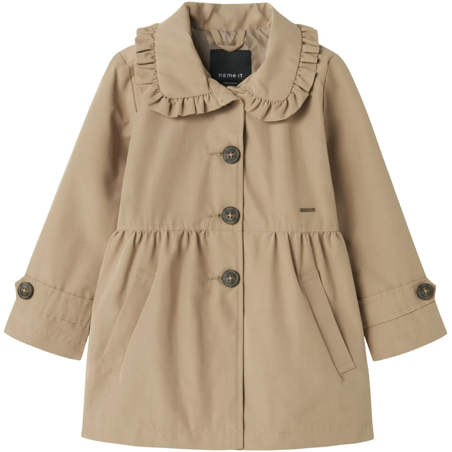Name It Savannah Tan Madelin Trenchcoat Noos Fashionable Outerwear