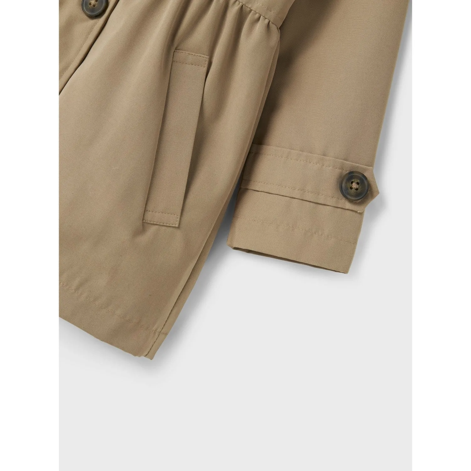 Name It Savannah Tan Madelin Trenchcoat Noos Quick Drying