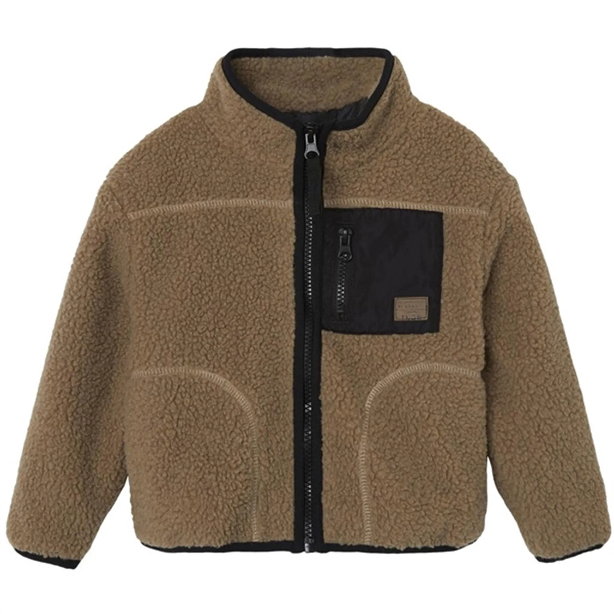 Picnic Ready Name it Savannah Tan Magot Teddy Jacket