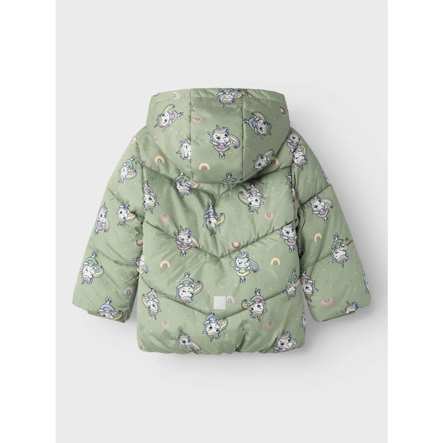 Name It Seagrass May Puffer Jacket AOP Influencer-Style Warm-weather casual wear