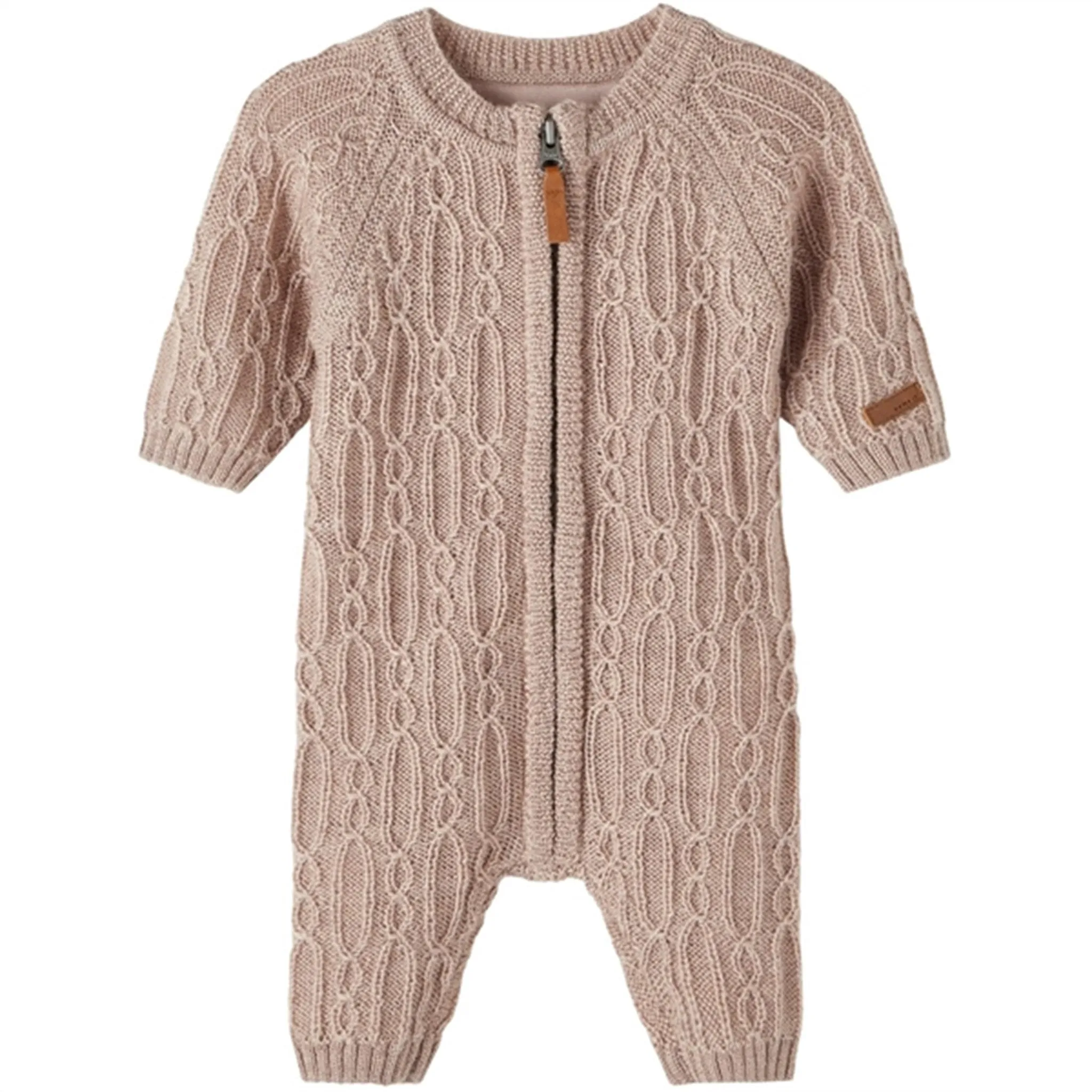 Name it Sphinx Wrilla Wool Knit Onesie Contrast-Lining Transitional-Wear