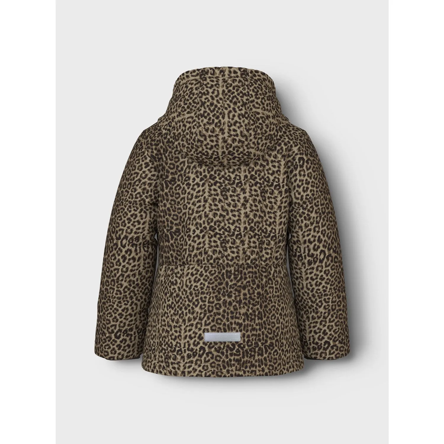 Name It Travertine 4 Leo Nkfmaxi Pa Jacket Aop Noos Argue Leather