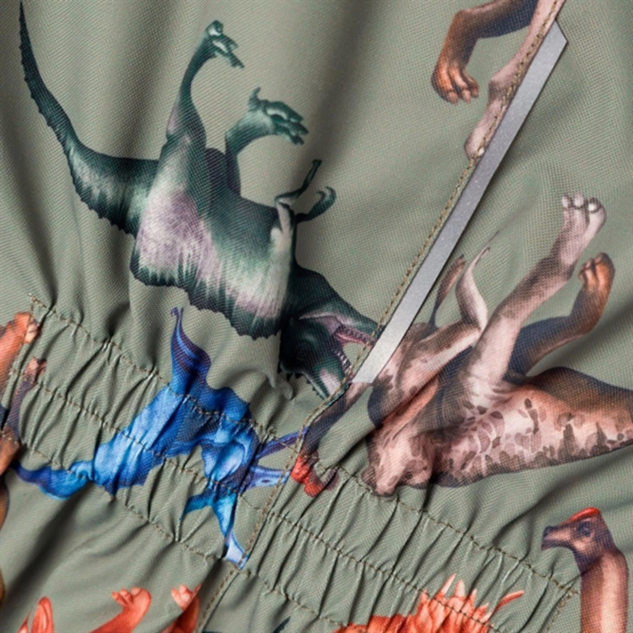 Travel-friendly Edgy-Look Name it Vetiver Snow Snowsuit Dino Dream Noos