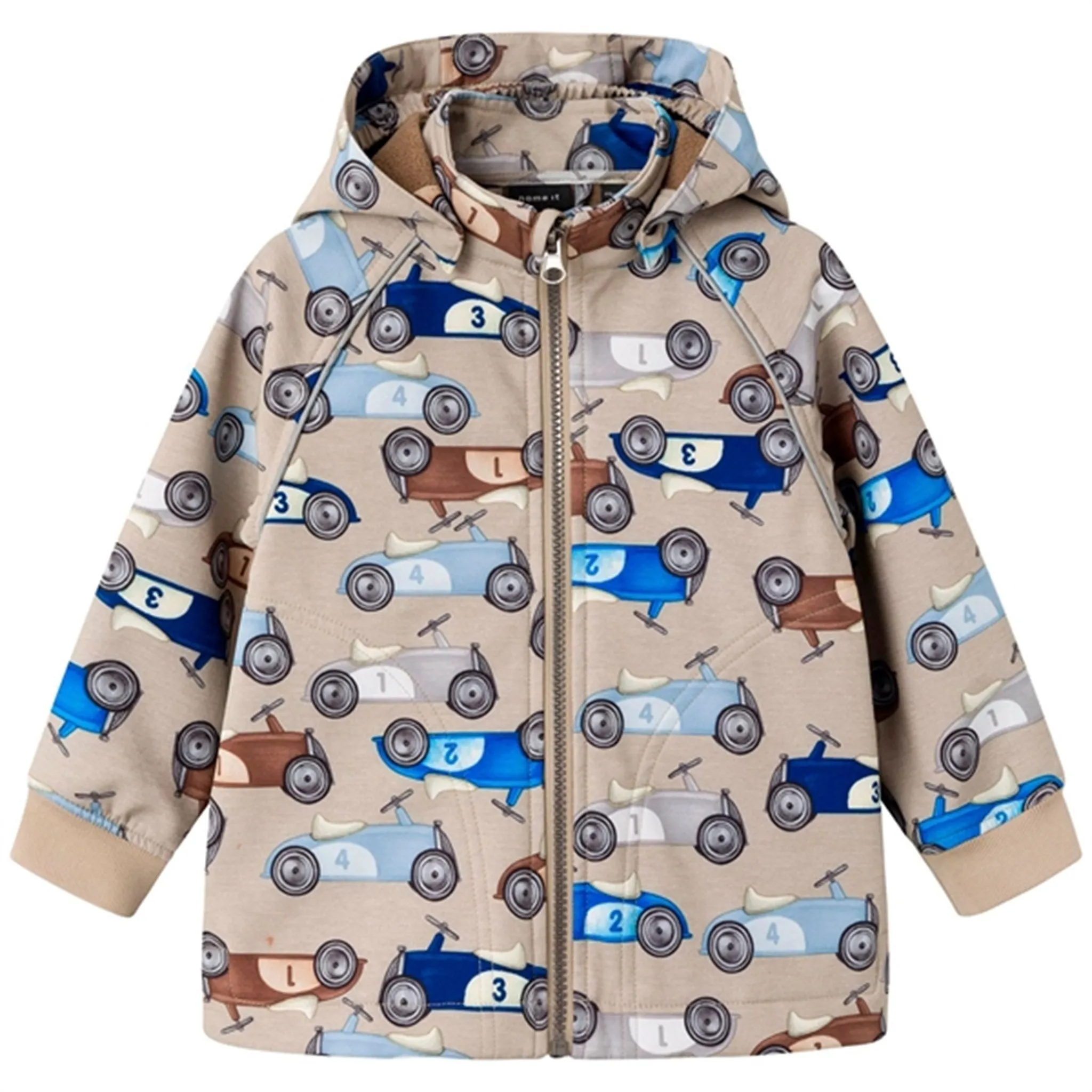 Diary Name it Weathered Teak Alfa Softshell Jacket Retro Cars