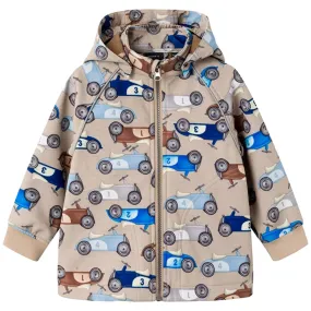 Diary Name it Weathered Teak Alfa Softshell Jacket Retro Cars