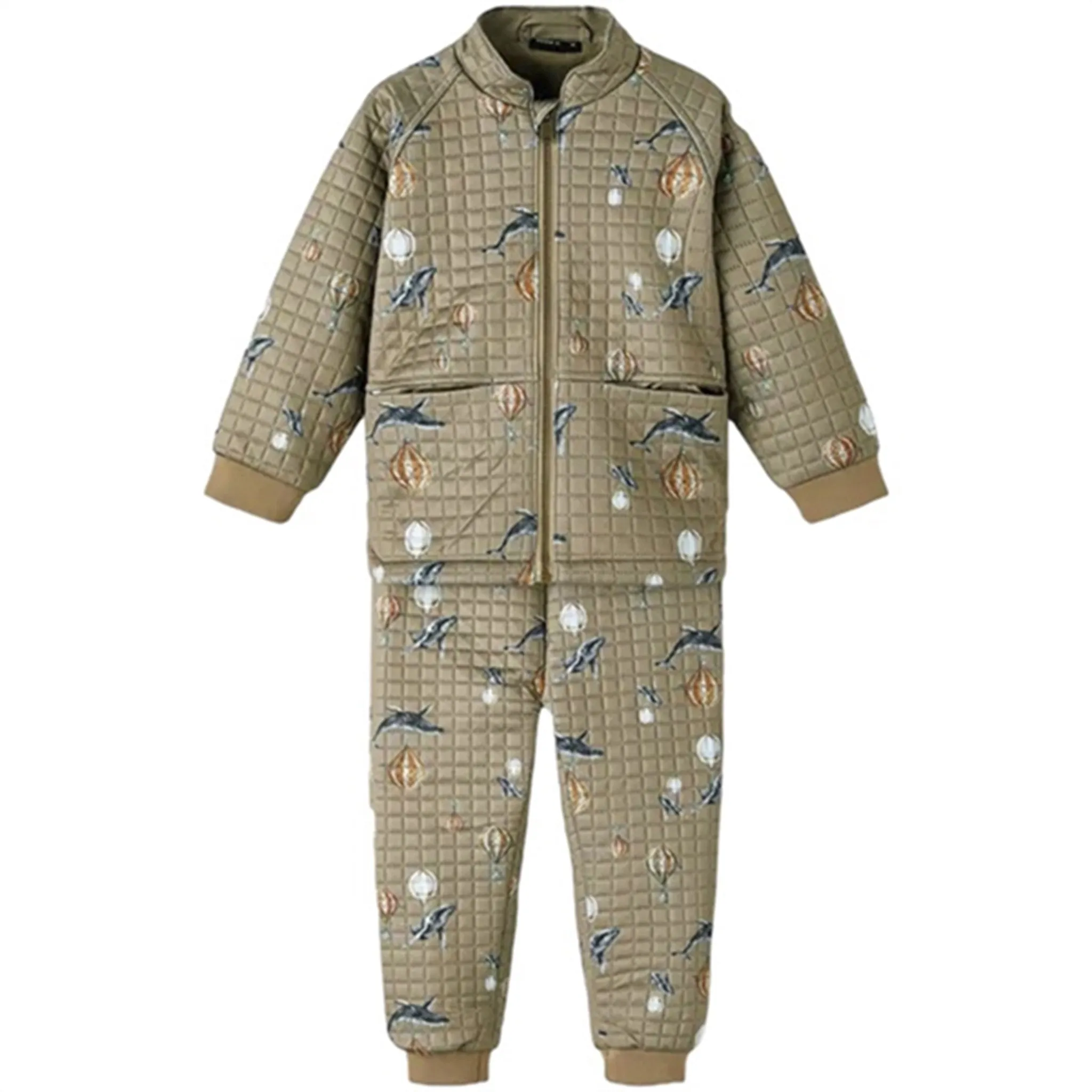 French-Cuff Modern-style Name it Weathered Teak Moon Quilted Set Air Ballon