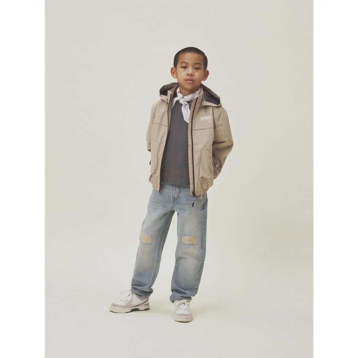 Name It White Pepper Macon Jacket Active Edge Ventilated Back