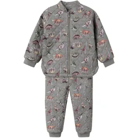 Quick-Dry Adjustable-Length Name It Wild Dove Moon Quilted Set AOP 1Fo
