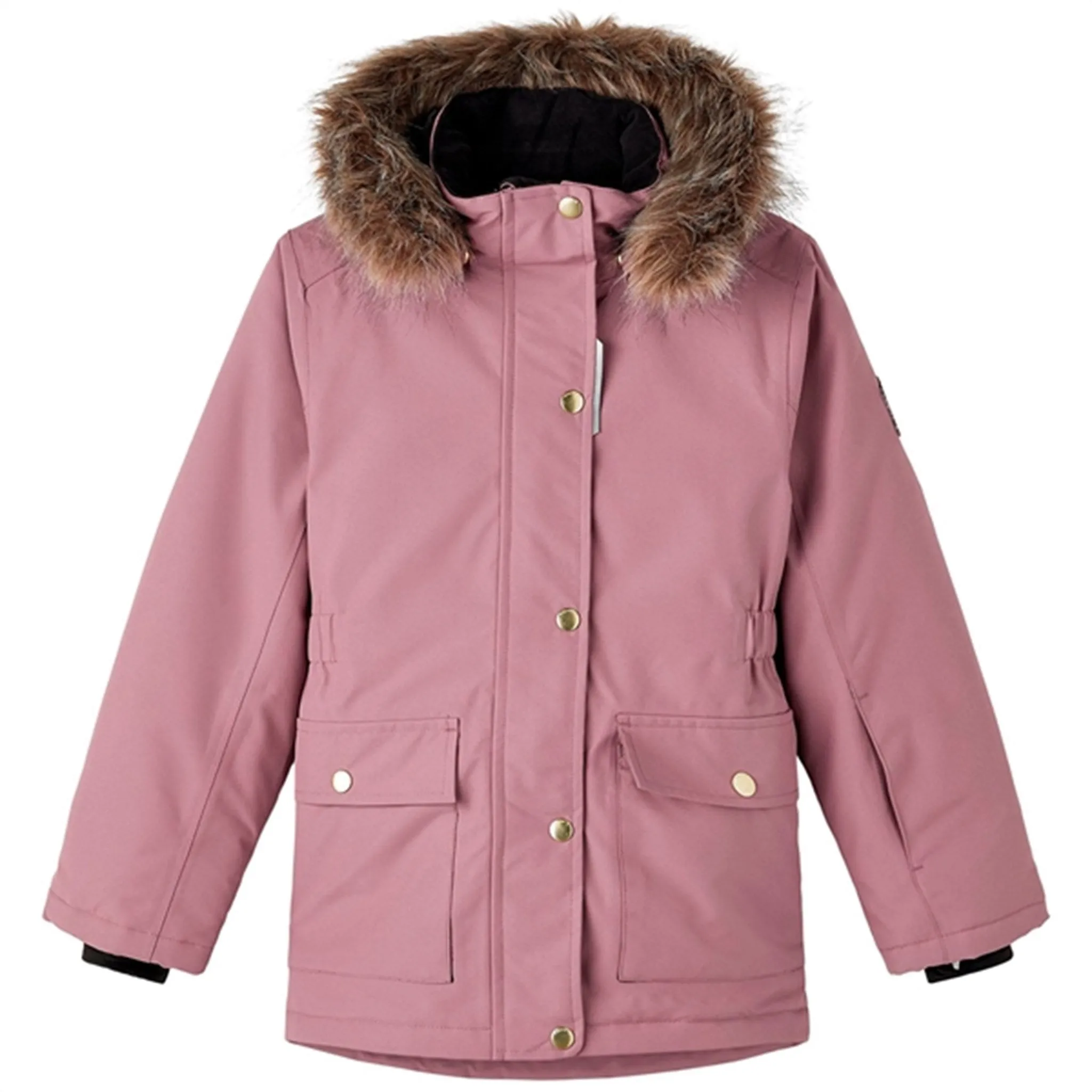 Name it Wistful Mauve Snow Jacket Solid Ventilated Back