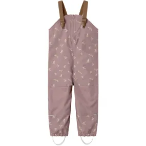 Name It Woodrose Bird Nmfalfa08 Softshell Bib Pant Aop Fo Comfy Style