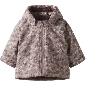 Name It Woodrose Flower Nbfmaxi Pa Jacket Aop Urban Style Double Stitched Construction