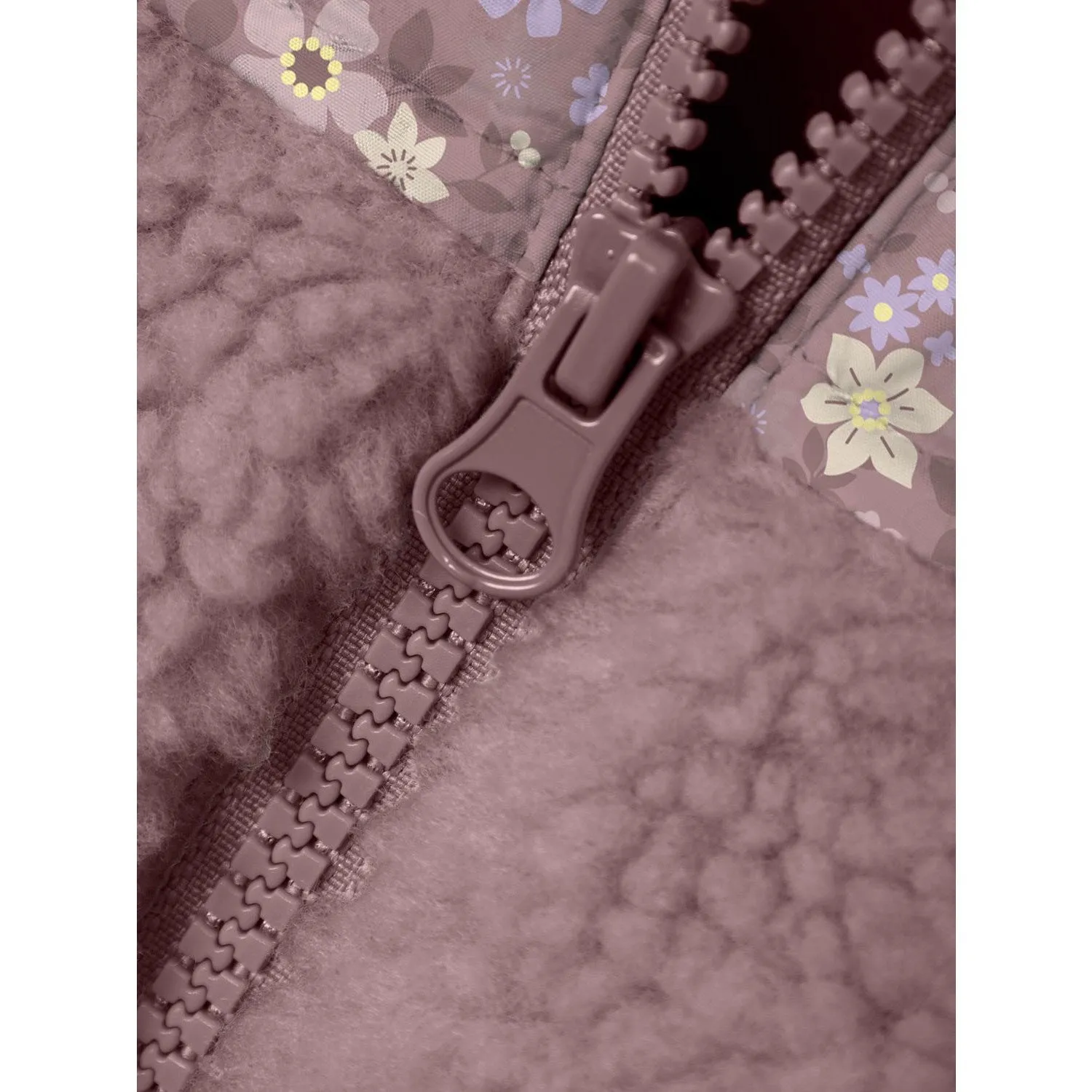 Name It Woodrose Minna Teddy Jacket Thermal Shield Cold Morning