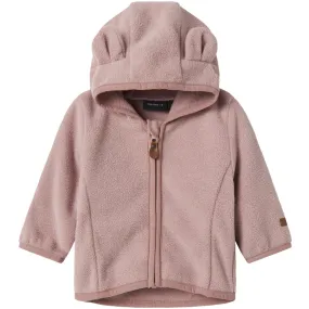 Name It Woodrose Nbnmeeko Fleece Jacket Melange Functional Comfort Outfit Cold Day