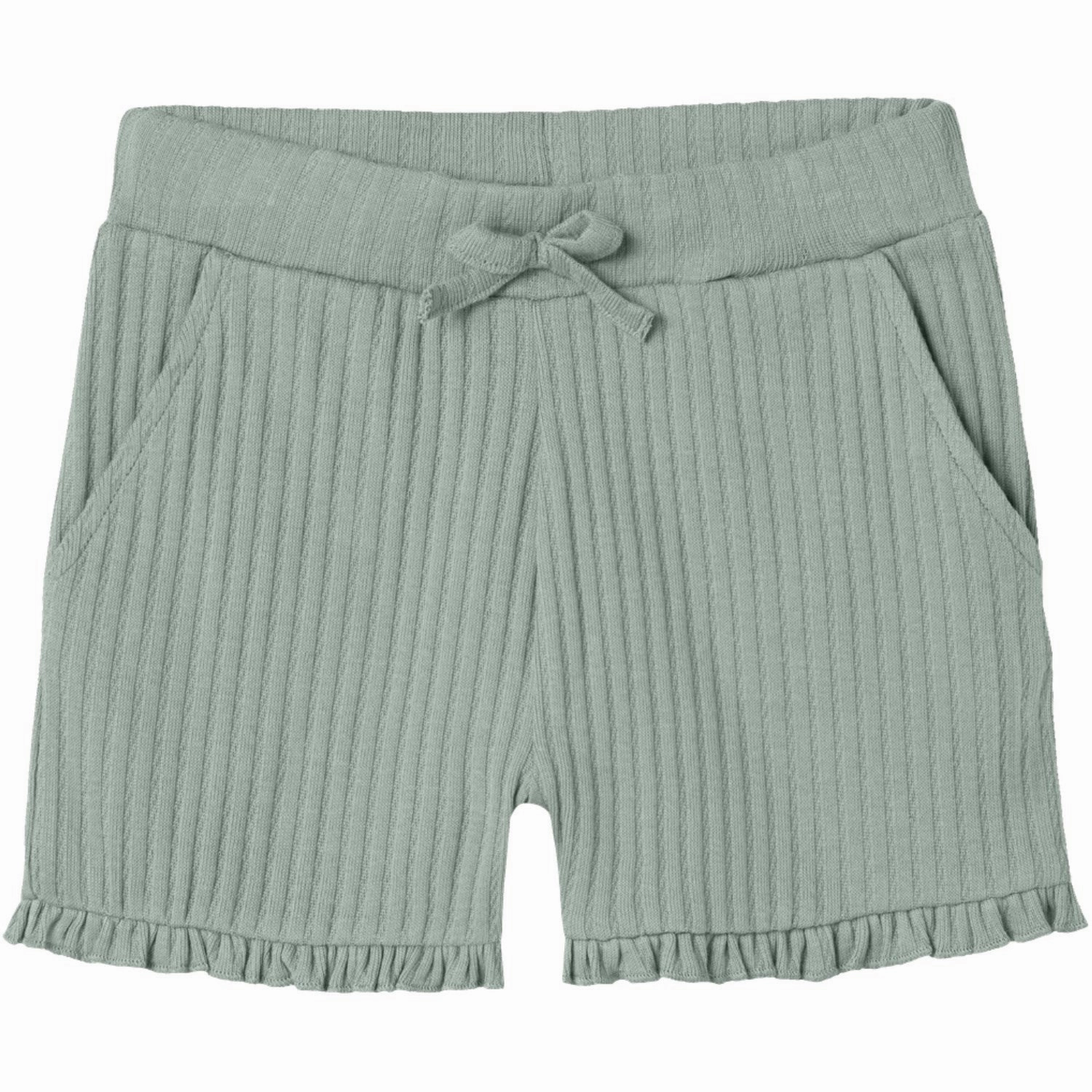Name It Aqua Gray Jessia Shorts AntiOdorTreatment Running Shorts