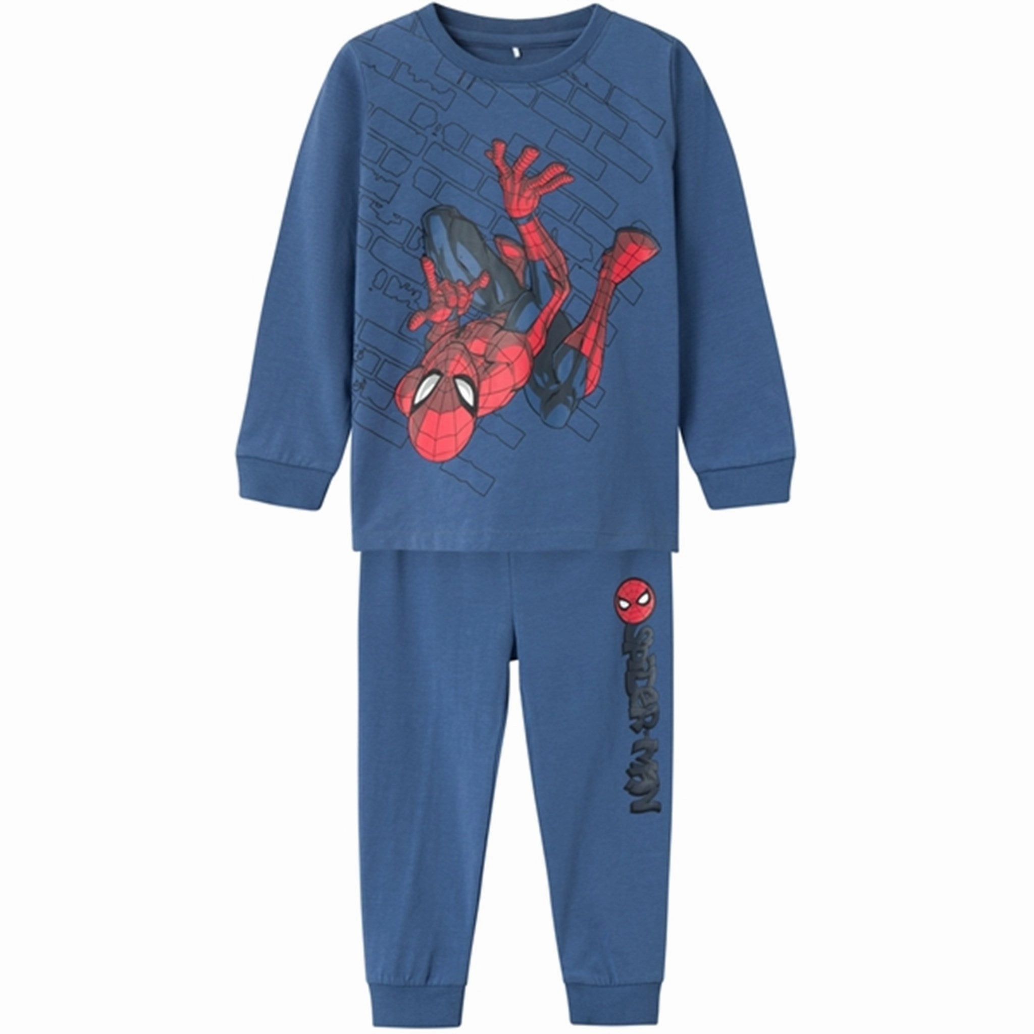 Name it Bijou Blue Orv Spiderman Nightset Non Binding Necklines Unwind Mood