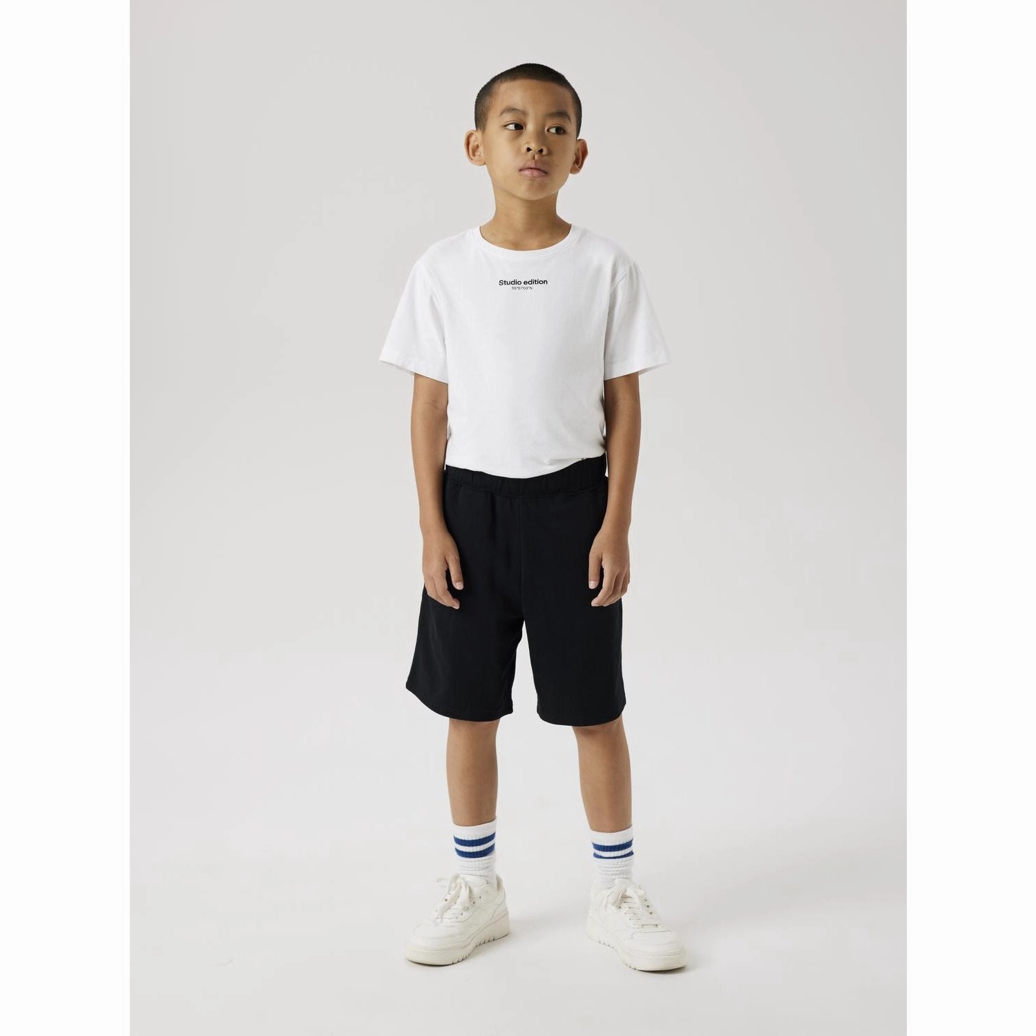 NonSlipGrip Name It Black Cyber Sweat Shorts Noos