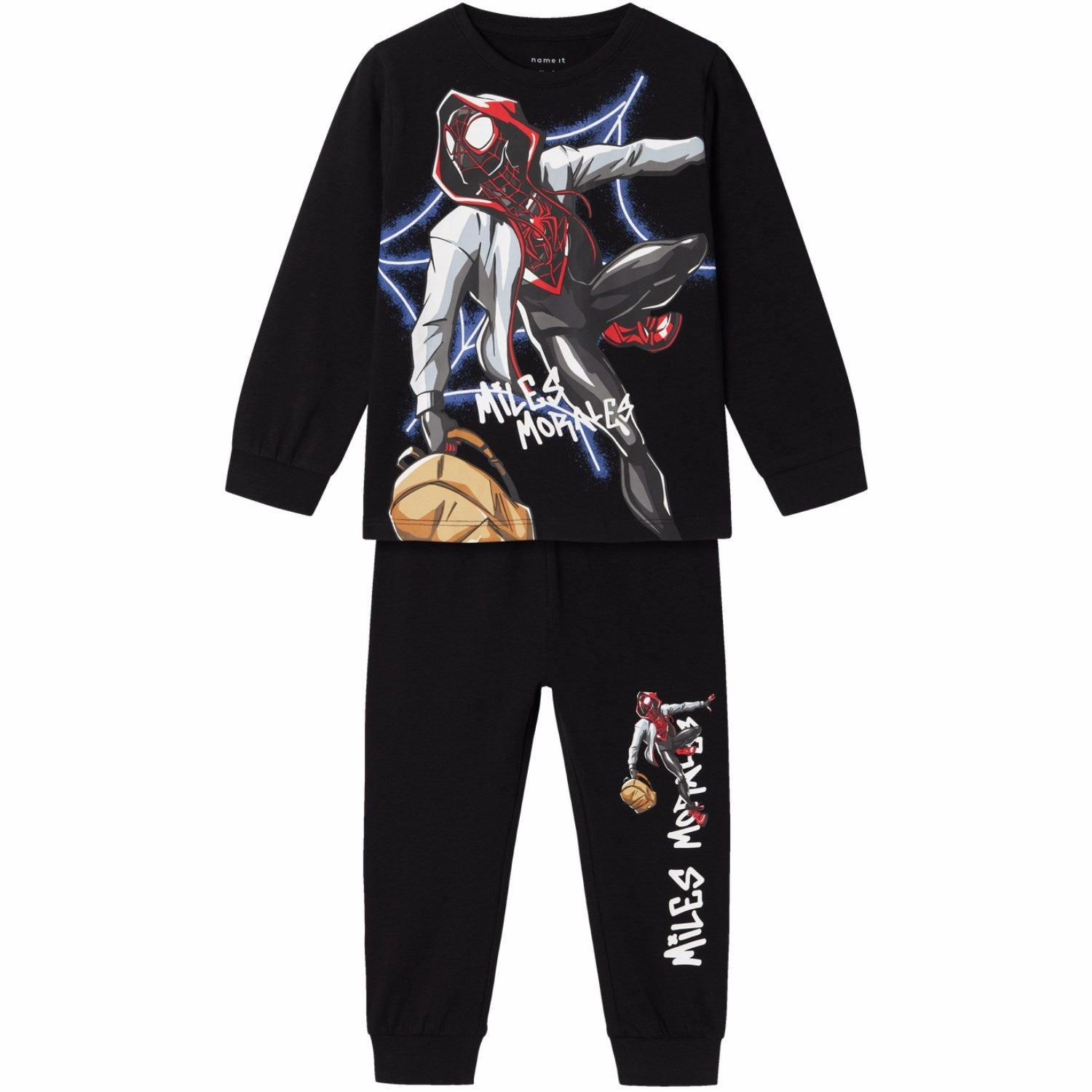 Name It Black Nos Spiderman Nightset All Day Comfort Design
