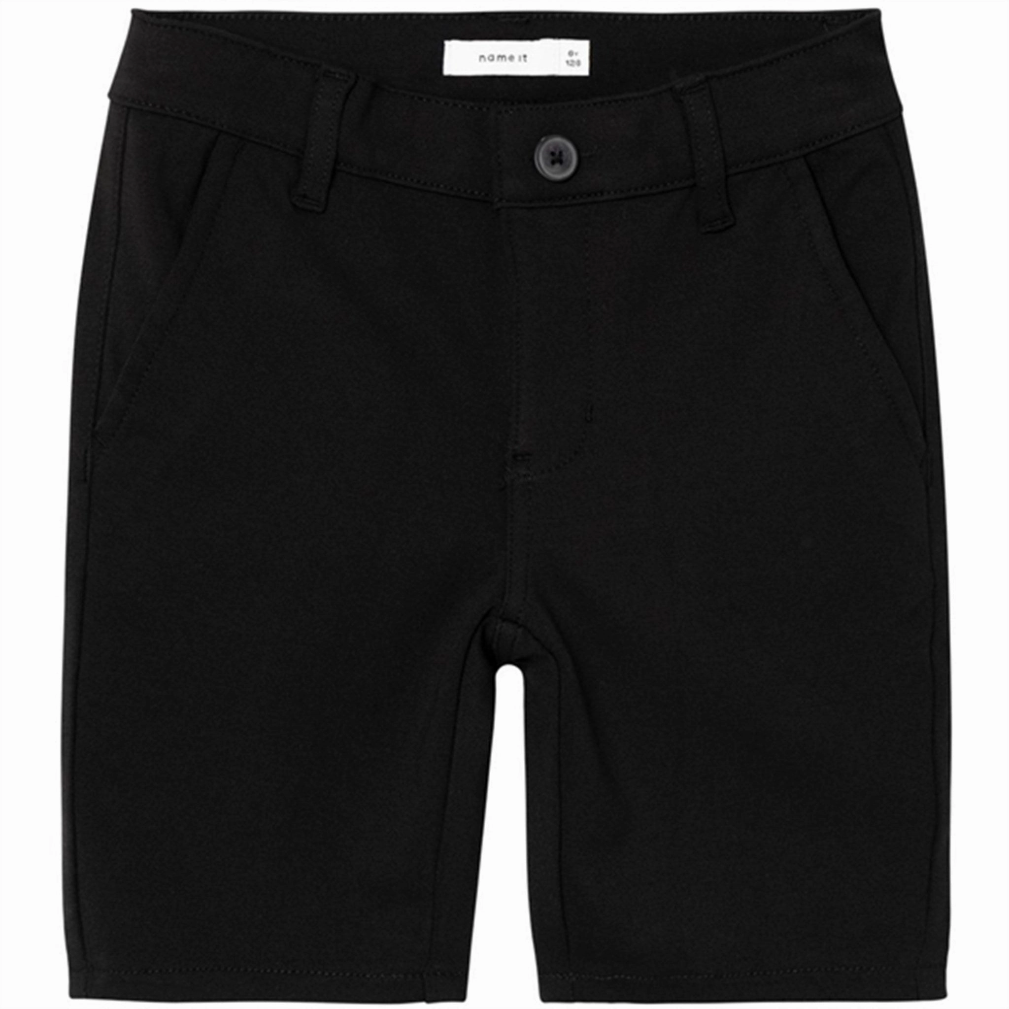 Lightweight Feel Name it Black Silas Comfort Shorts Noos