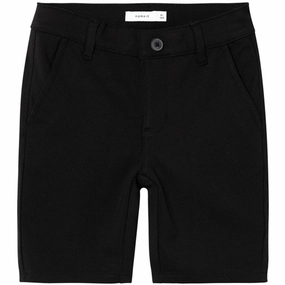 Name it Black Silas Comfort Shorts Noos tumble dry Sporty Casual