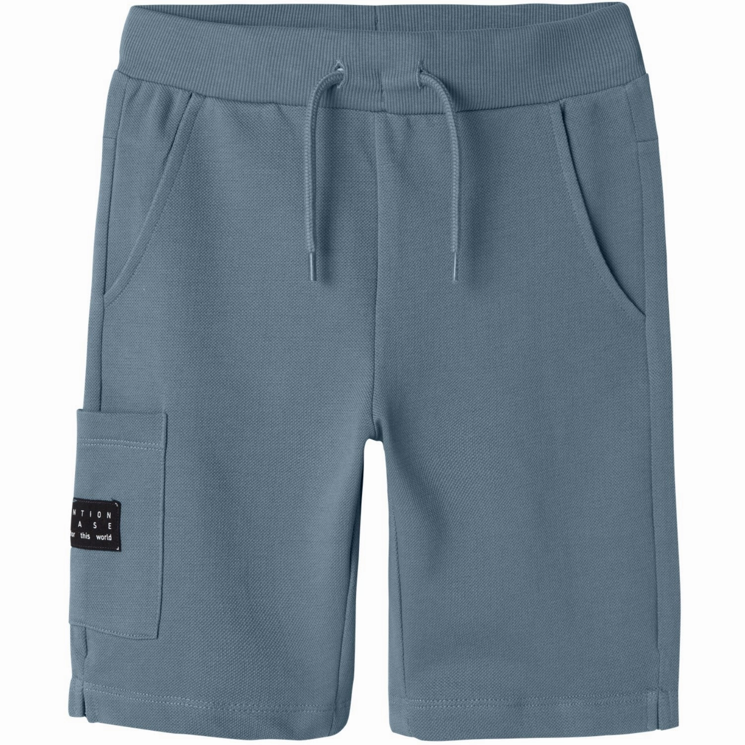 Name It Blue Mirage Vivasse Long Sweat Shorts Flatlock Seams QuickAdjustStraps