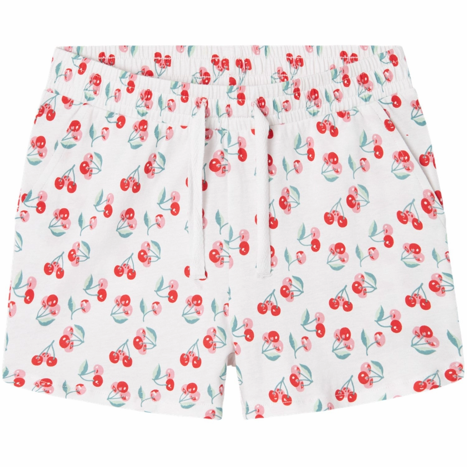 Name It Bright White Cherries Vigga Shorts Noos Anti Chafe Seamless Hypoallergenic Textile