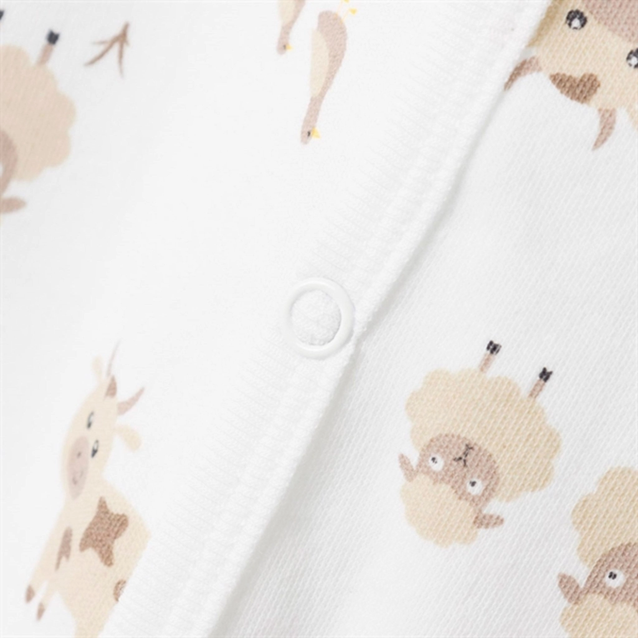 Name it Bright White Farm Animals Nighsuit Noos Yoga Family