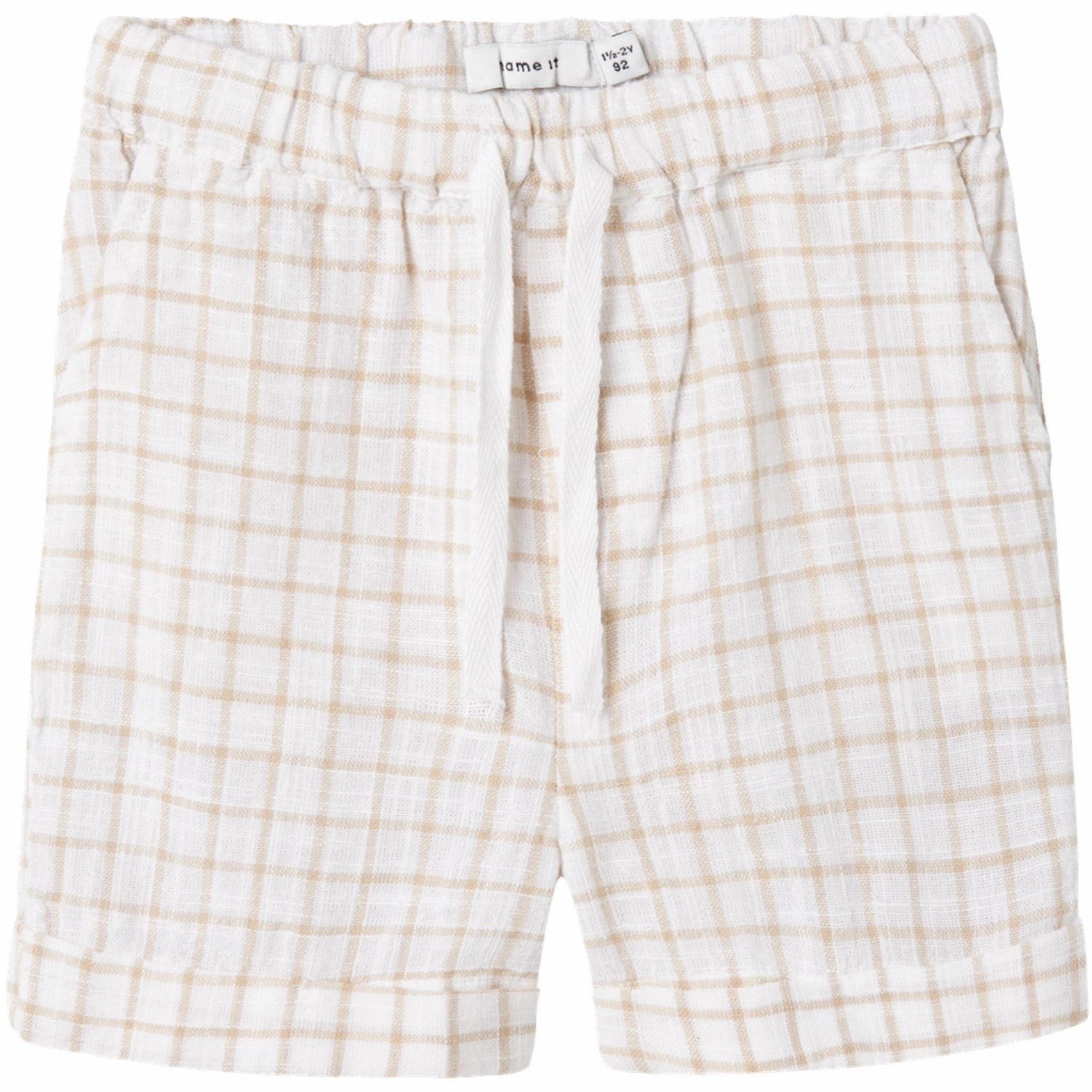 Name It Bright White Halom Regular Shorts Casual Fit Everyday Style