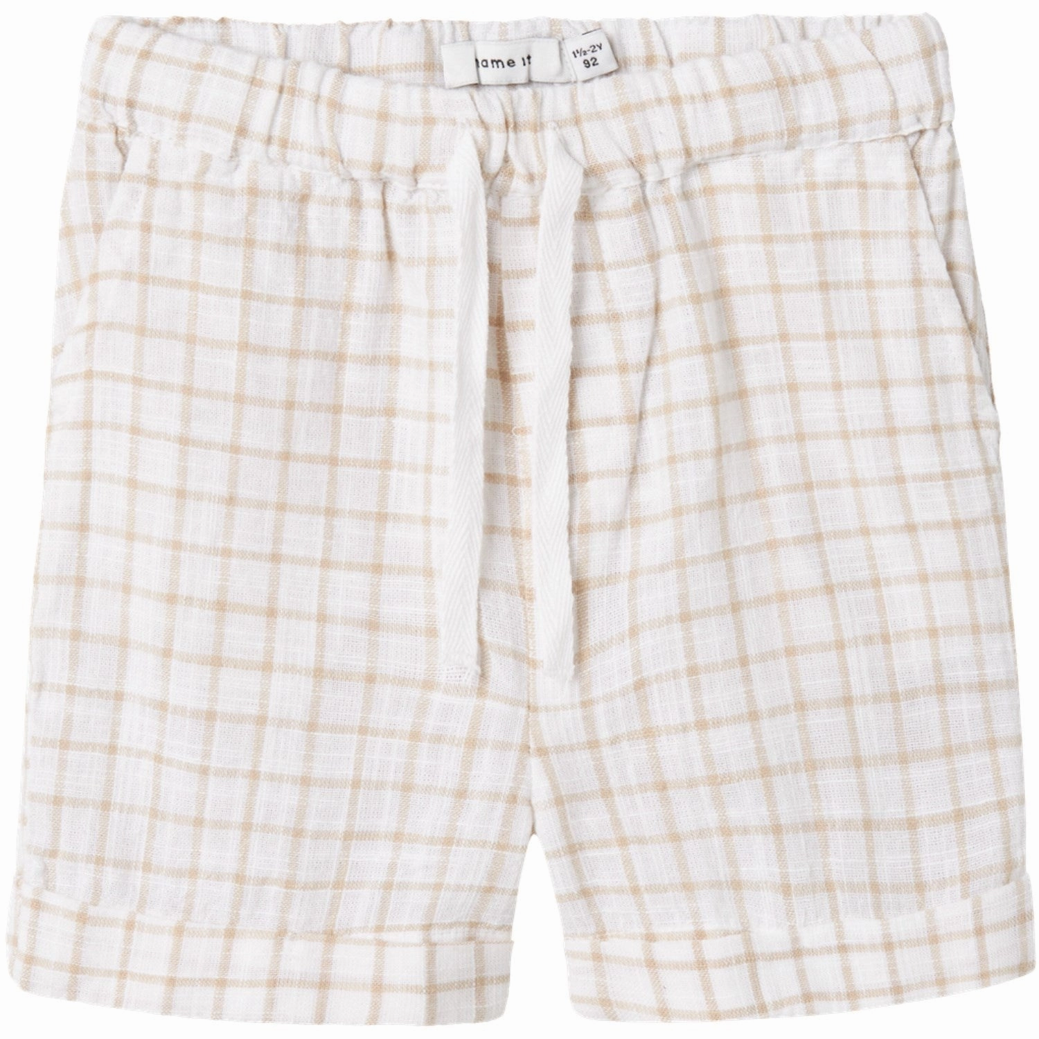 Name It Bright White Halom Regular Shorts Basic Stretch Beachwear