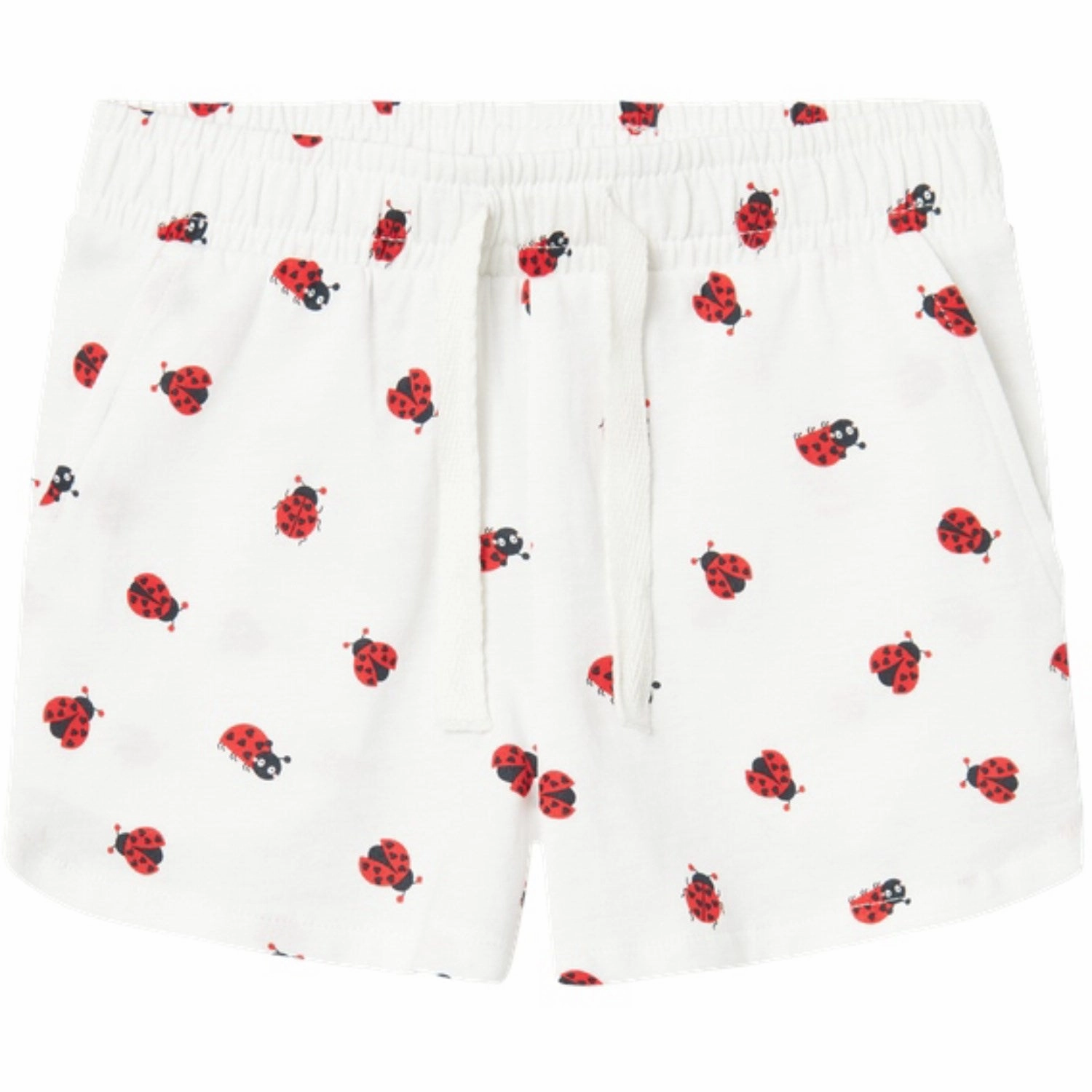 Sweat Wicking Channels surfing attire Name It Bright White Ladybugs Vigga Shorts Noos