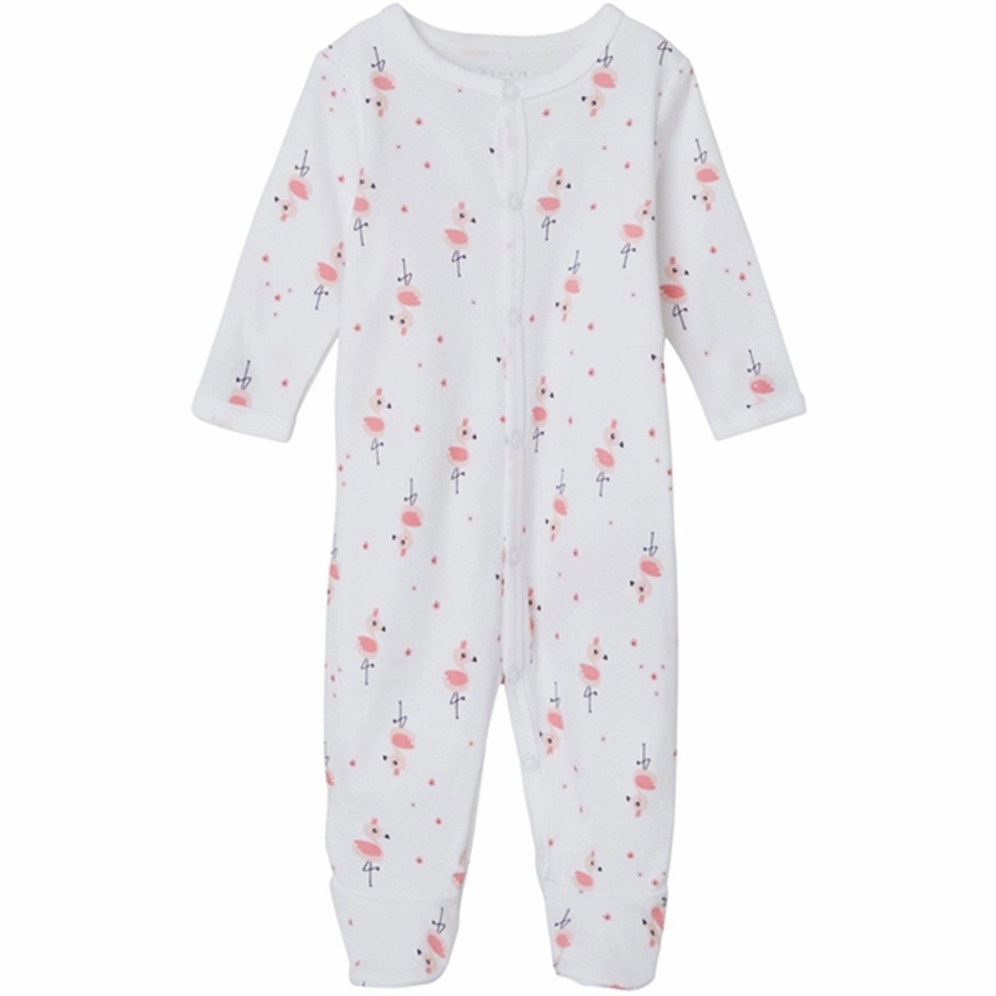 Name It Bright White Pyjamas Bed Vibes Midweight Fabric