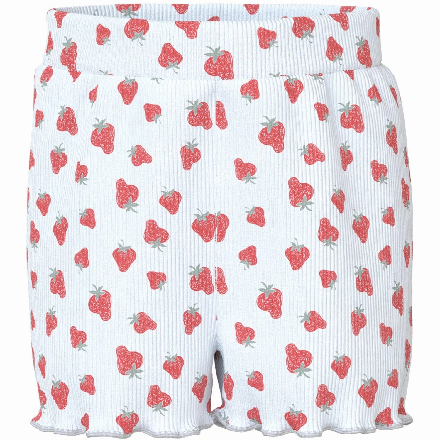 cargo style moisture - wicking Name It Bright White Strawberry Vemma AOP Shorts