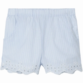 laid-back style soccer shorts Name It Chambray Blue Fesinne Shorts