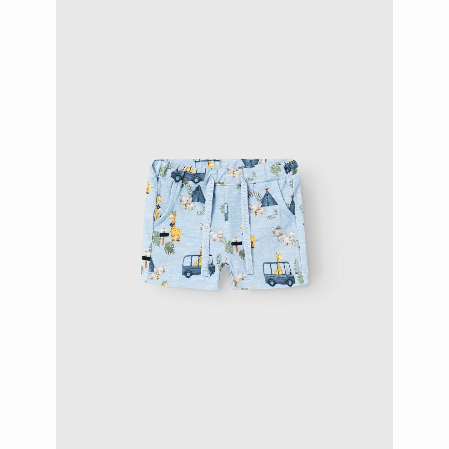 Name It Chambray Blue Hobin Shorts Poolside Wear Camouflage Pattern