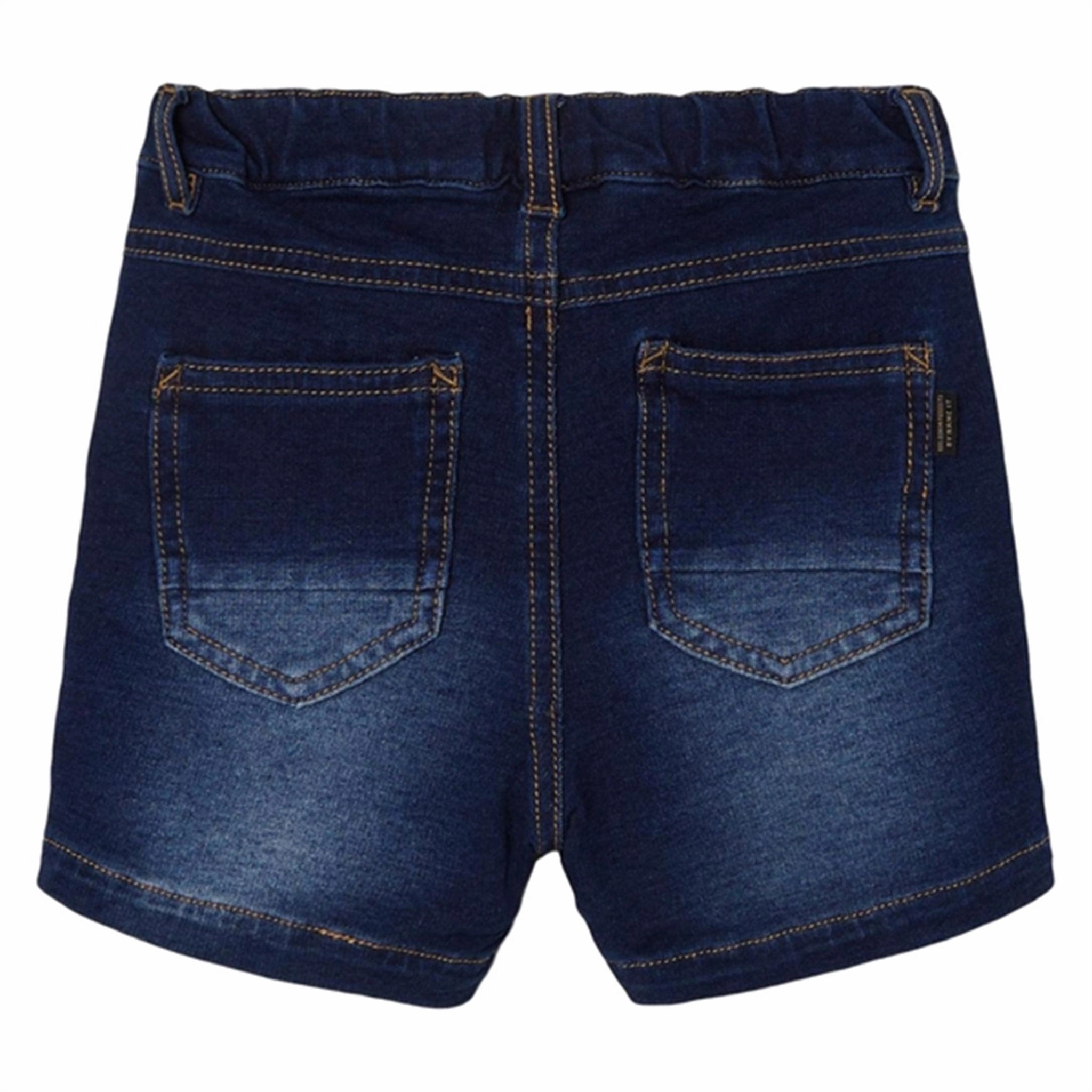 Trendy Fit Anti Snag Fabric Name it Dark Blue Denim Ryan Jogger Denim Shorts