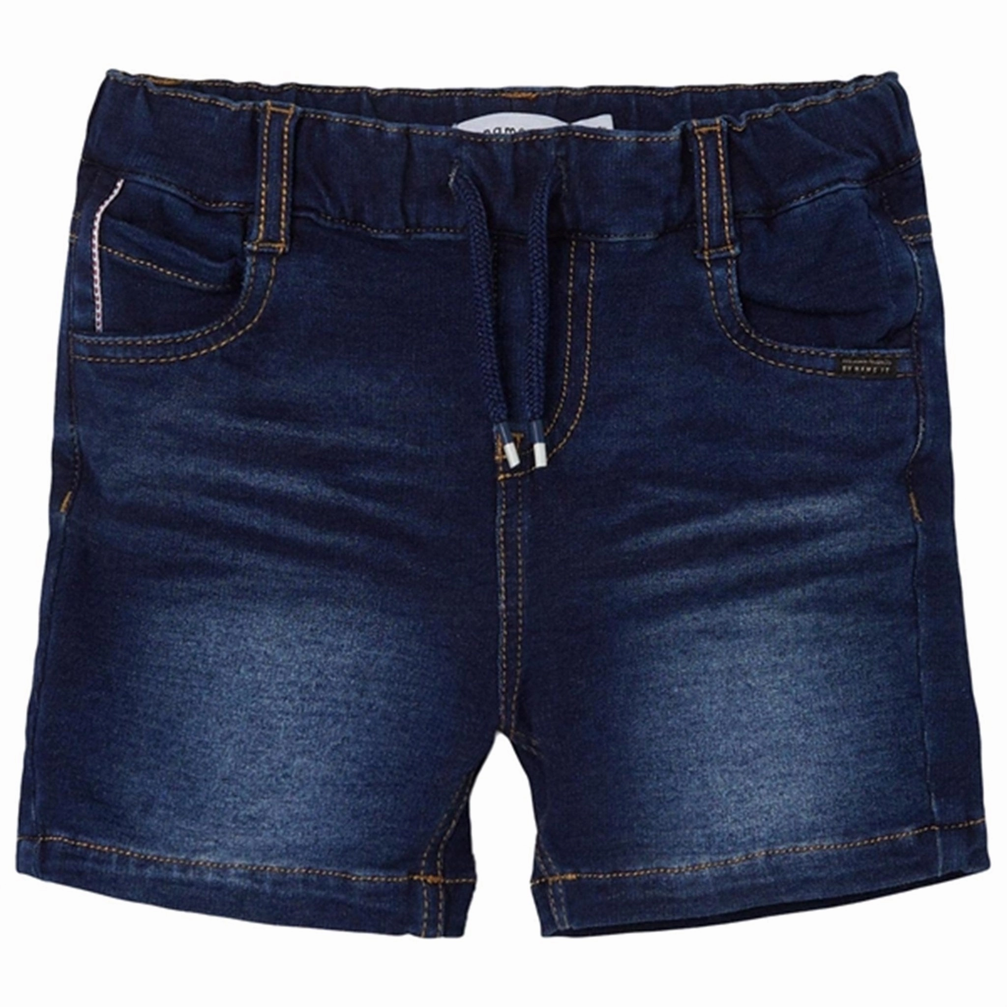 Name it Dark Blue Denim Ryan Jogger Denim Shorts Machine washable