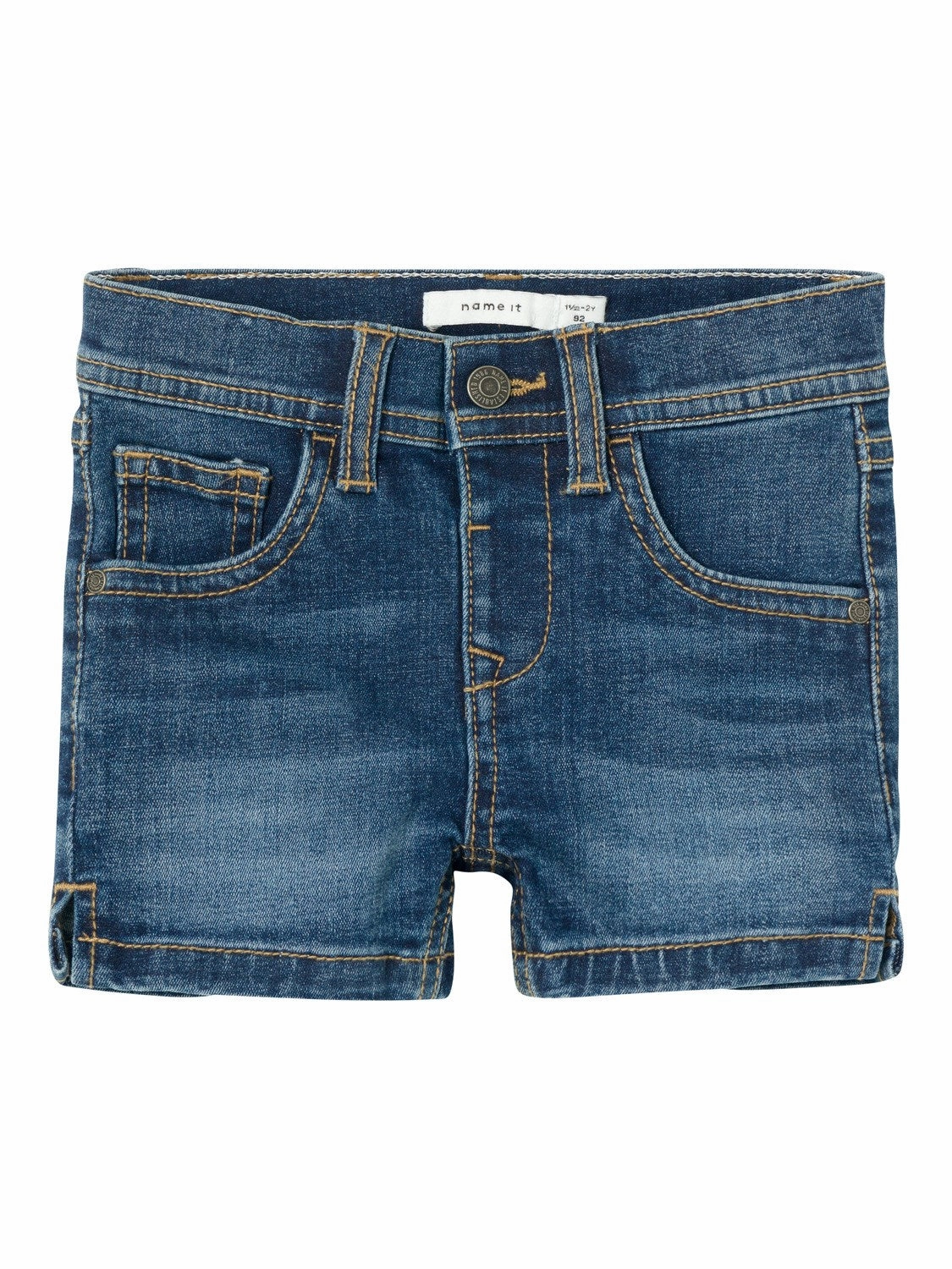 Mother's Day gift Name It Dark Blue Denim Salli Slim Denim Shorts