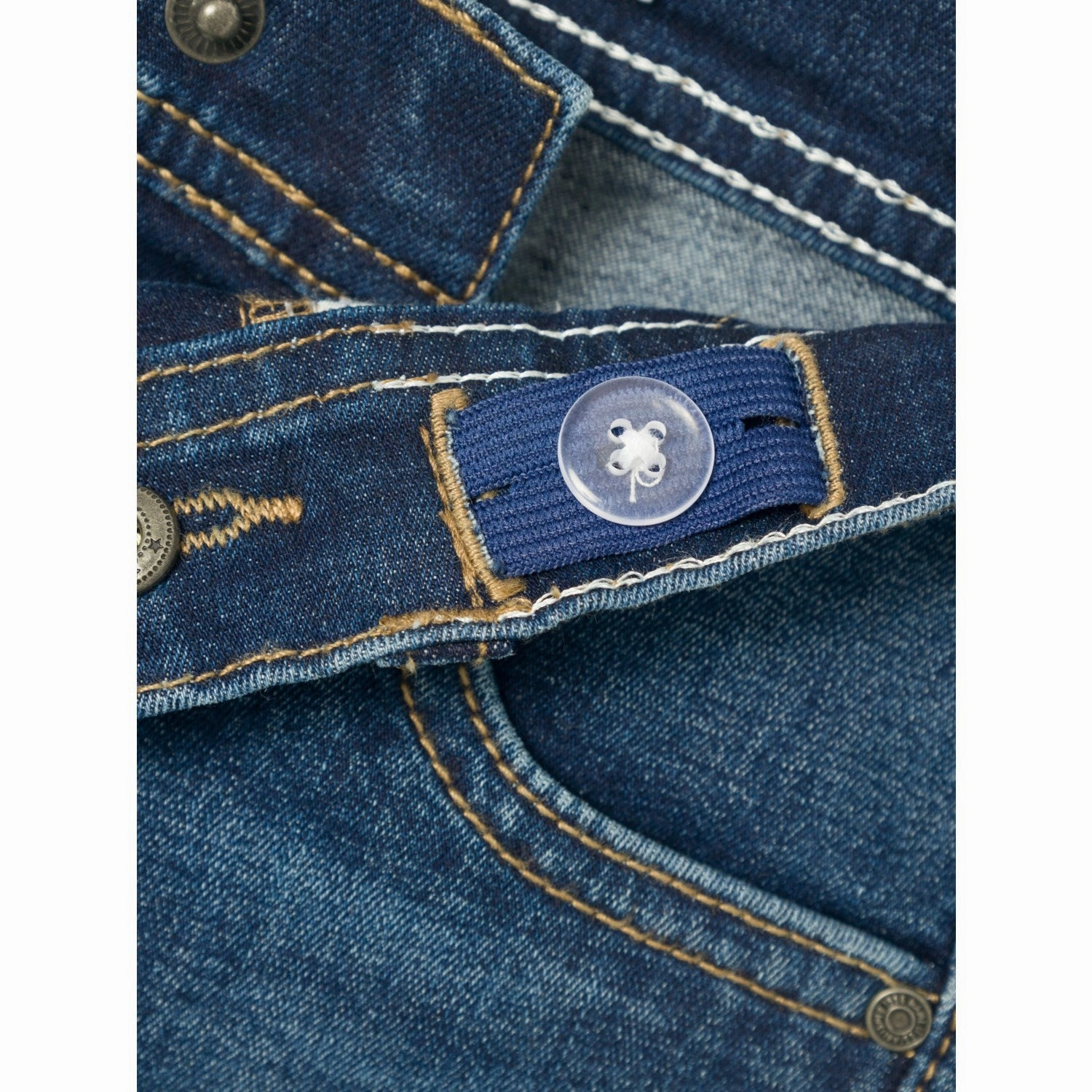 Name It Dark Blue Denim Salli Slim Denim Shorts animal print shorts young adults