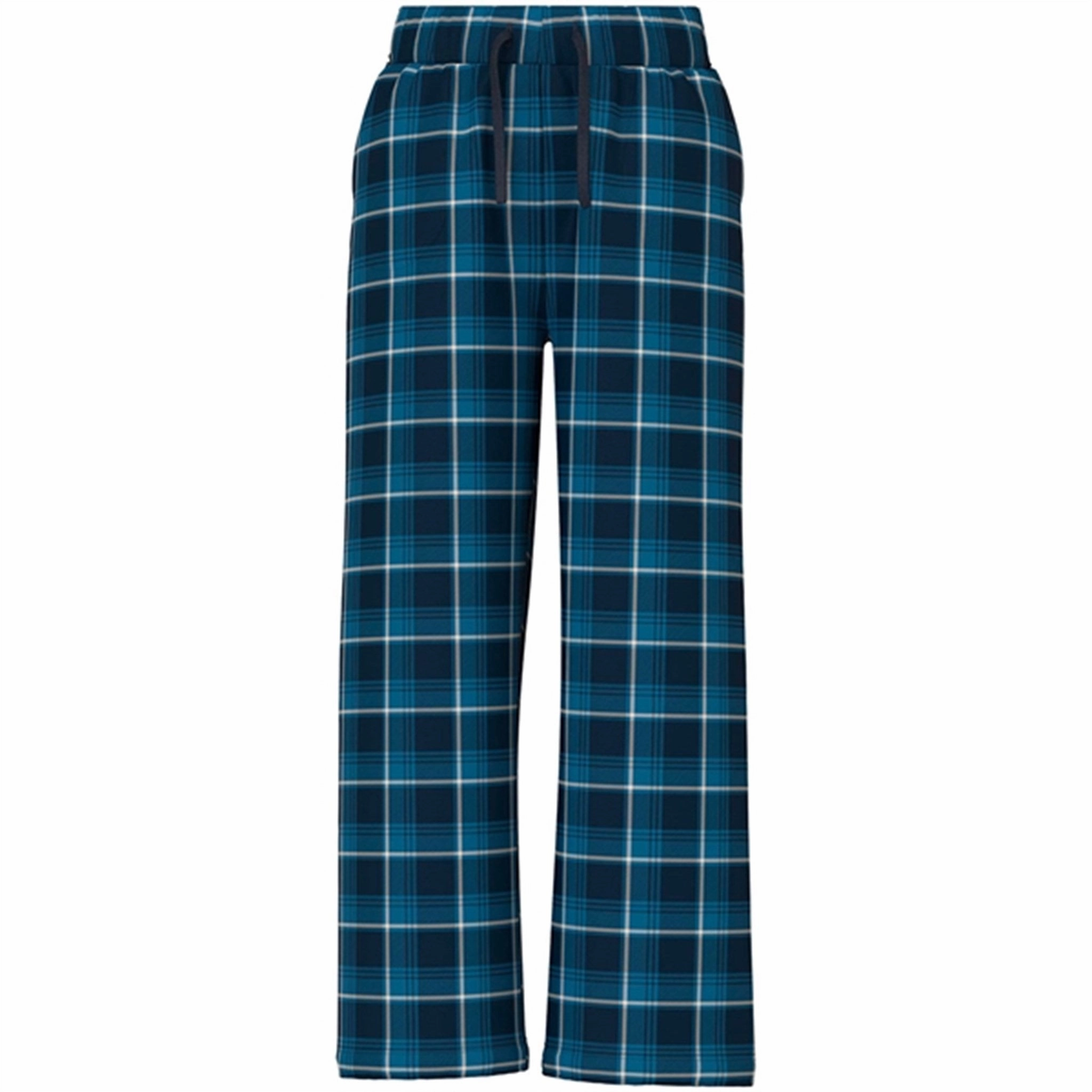 Brushed Fleece Name it Dark Blue Kali Check Night Pants