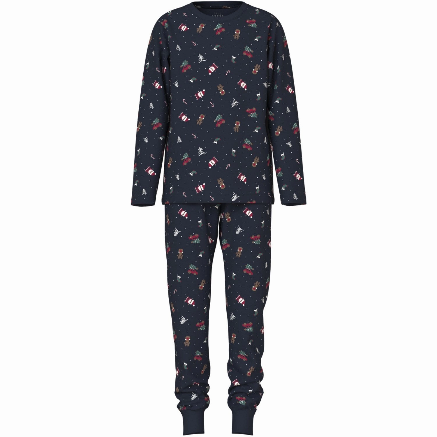 Brushed Inner Layer Quiet Wear Name It Dark Sapphire Christmas Elements Vismas Nightset