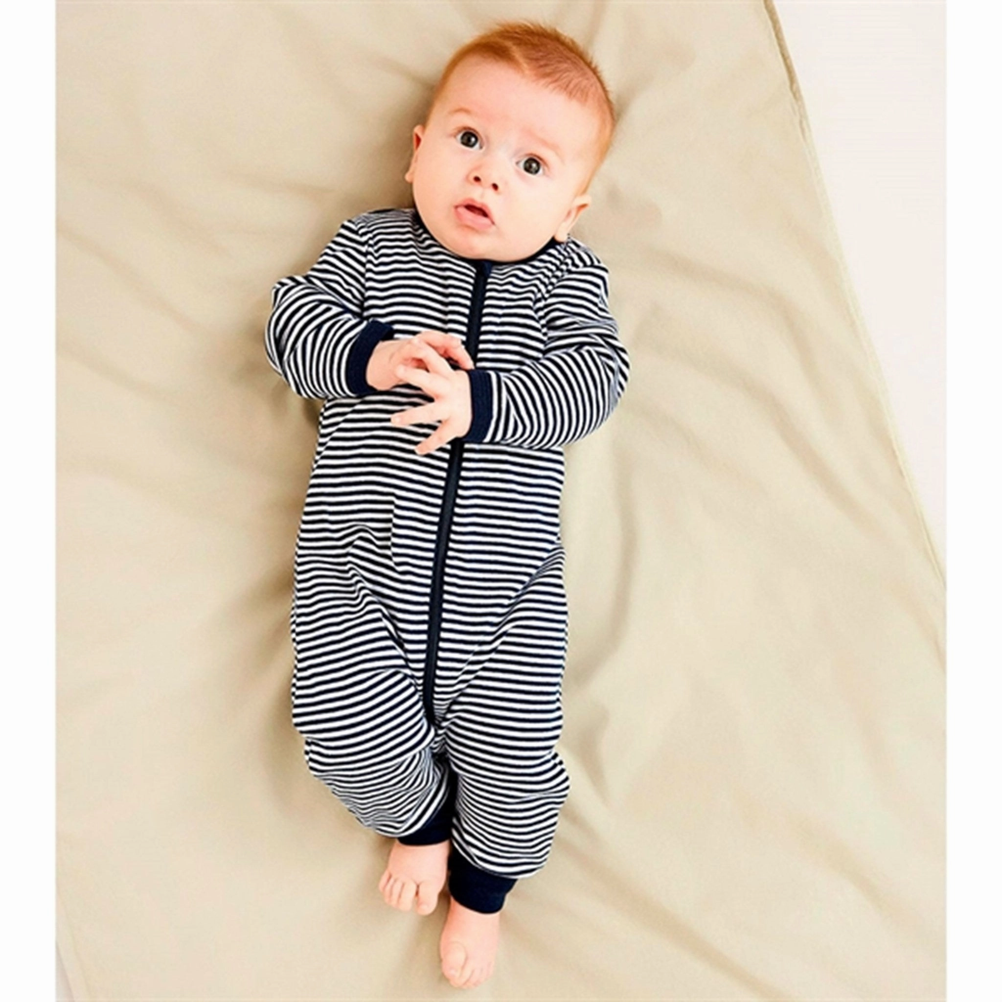 Cozy Lightweight Name it Dark Sapphire Core Nightsuit with Zipper Noos