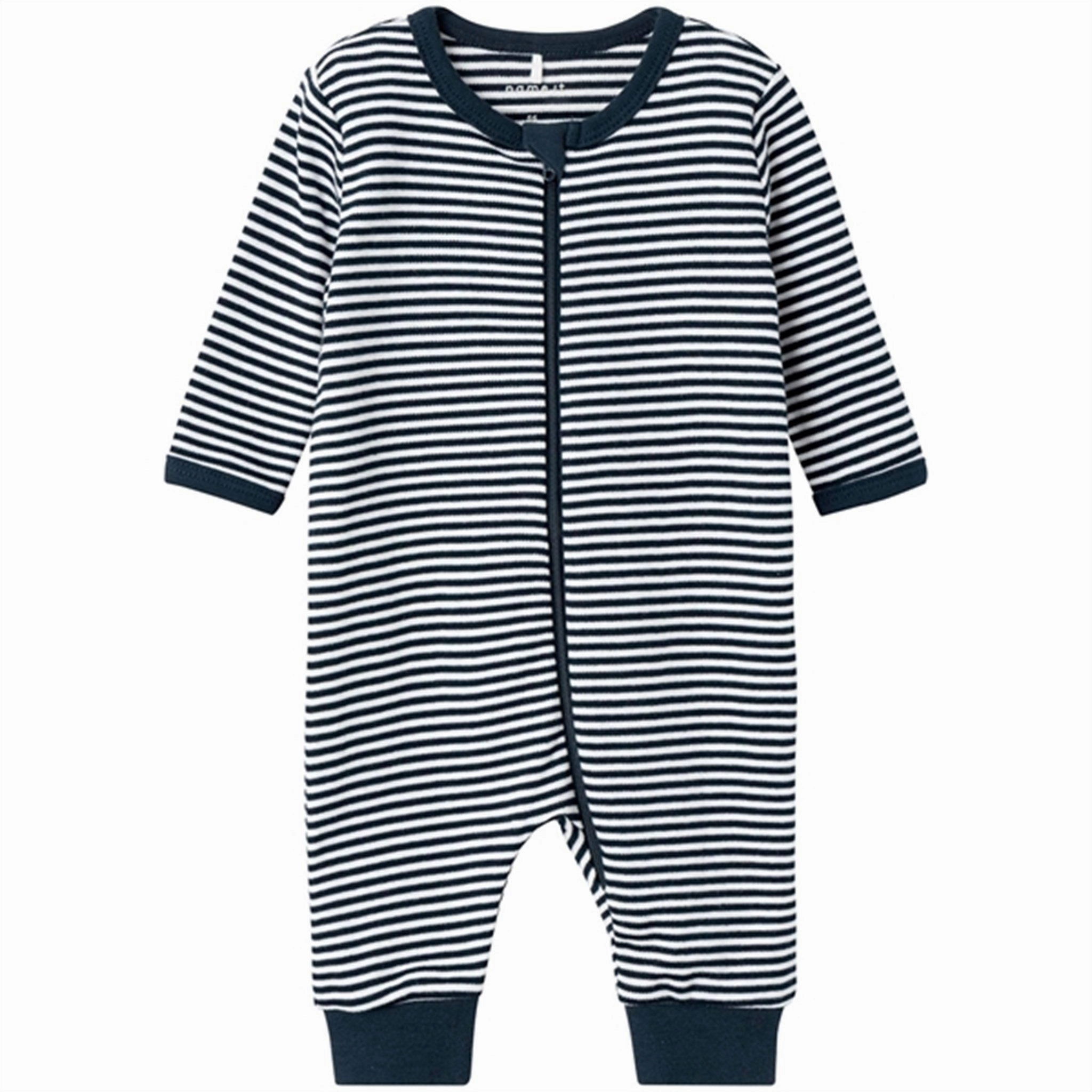 Modern Charming Name it Dark Sapphire Core Nightsuit with Zipper Noos