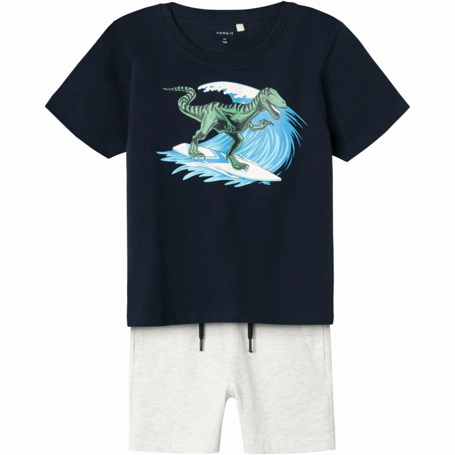 Durable Stitching Name It Dark Sapphire Junik Shorts Set